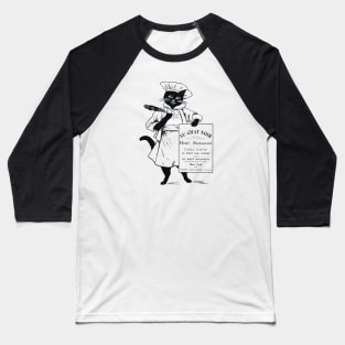 Au Chat Noir Restaurant Baseball T-Shirt